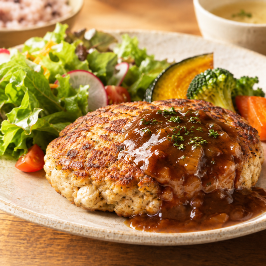 牛・豚タイプでつくる「おからハンバーグ」