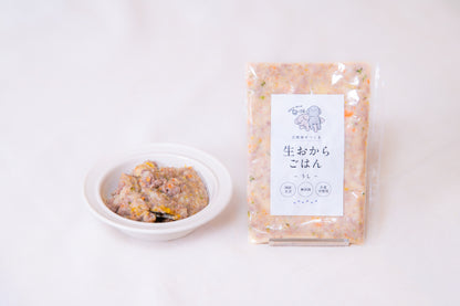 【1箱:9袋入】食いつきのいい生おからトッピングフード（うし）
